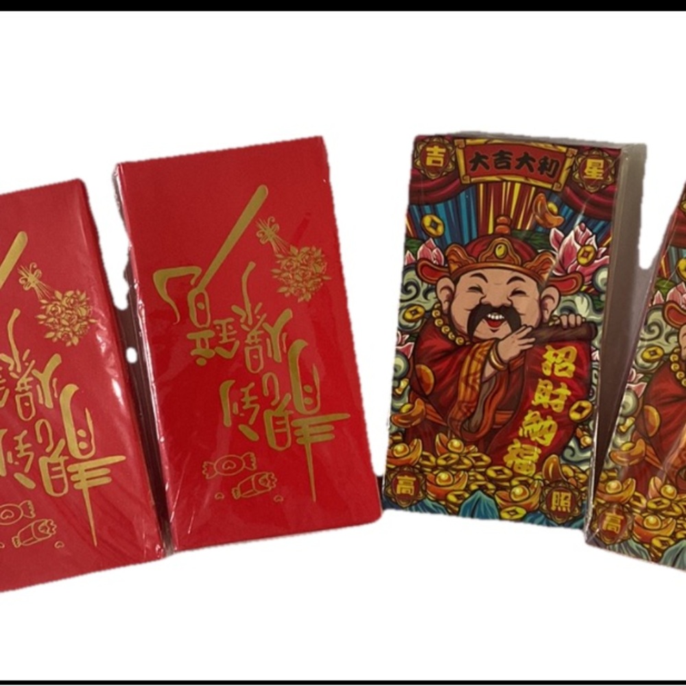 Chinese New Year Red Envelope Money 48 pieces 3.5”x6.5”